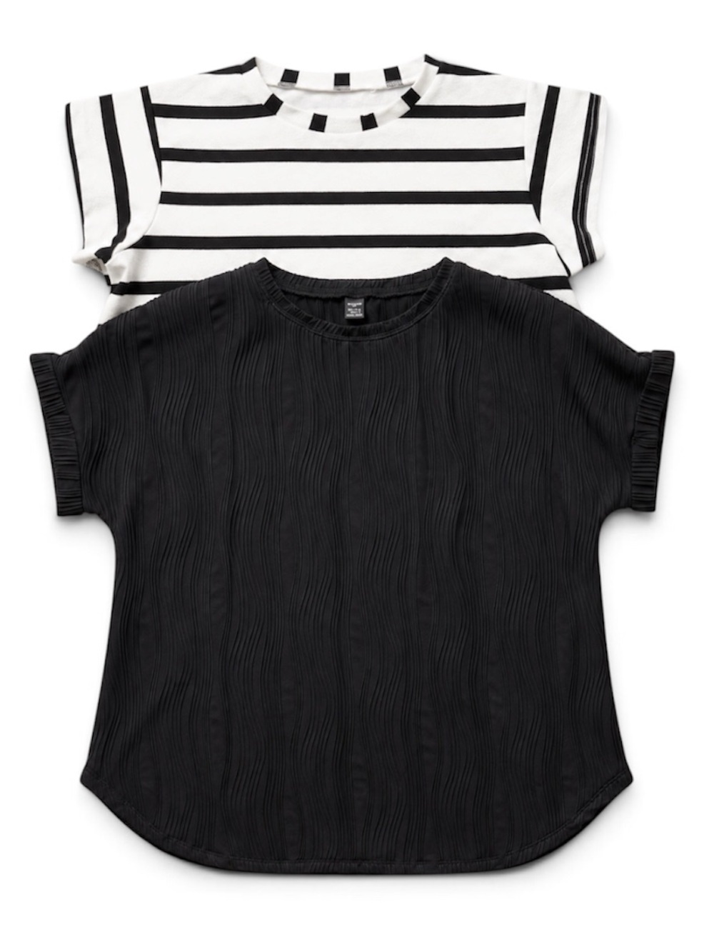 Maternity Top Bundle Large Dressy Maternity Shirts Black Striped & Solid Shirt